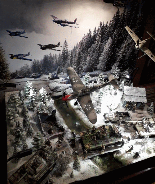 Diorama Ardennes 1944