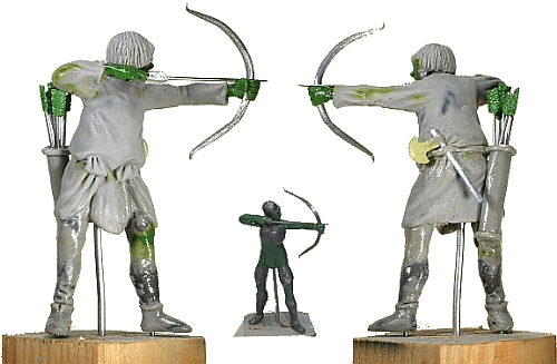 Figurine soldat carolingien